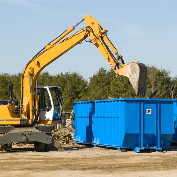 how does a residential dumpster rental service work in Mc Queeney